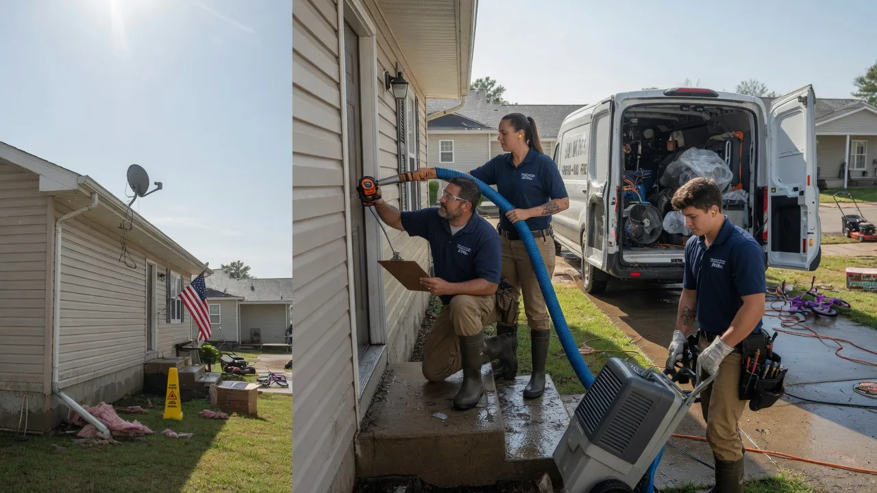 Ceiling Water Damage Restoration in New Lexington, OH near me